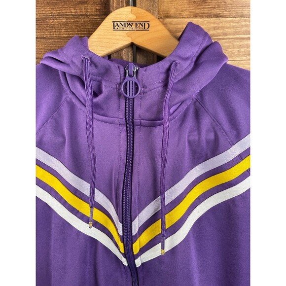 Women's Adidas Retro Zip Up Track Jacket US Size M - Picture 3 of 5